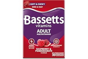 Bassetts Vitamins Adult Raspberry & Pomegranate Flavour Multivitamins 30 Gummy Pastilles