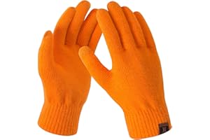 Bequemer Laden Women's Winter Touchscreen Stretch Thermal Magic Gloves Warm Wool Knitted Thick Fleece Lined Texting Gloves for Women