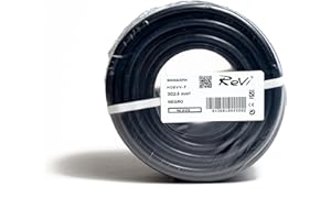 REVI Cable H05VV-F Manguera 3x2,5mm 25m (Negro)