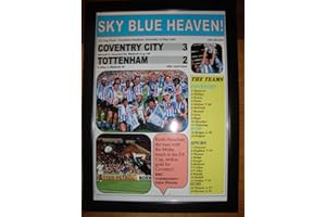 Lilywhite Multimedia Coventry City 3 Tottenham Hotspur 2 - 1987 FA Cup final - framed print