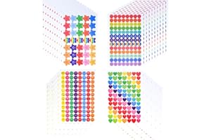 JULIYEH Faccina Faccina Felice Adesivi Adesivi motivazionali Adesivi ricompensa per insegnanti, genitori, artigianato, carte premio,3190 pezzi