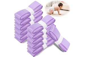 BUCOMTU Viola Ricarica Mangiapannolini 12 Pezzi Sacchetti Mangiapannolini Contenitori di Ricarica per Pannolini Compatibile con Tommee Tippee,Tutti i Tipi di Ricariche