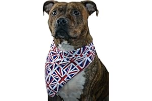 PET POOCH BOUTIQUE Bandana para Perros, diseño de Bandera de Union Jack