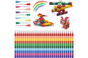 ‎ICEPAPA ICEPAPA, 30 Stück Wachsmalstifte, Stapelbare stifte Kinder mitgebsel, ideal als Give aways Kindergeburtstag Kinder, Mitgebsel Kindergeburtstag oder adventskalender füllung Kinder