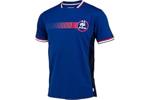 Equipe de FRANCE de football Maillot FFF - 2 étoiles - Collection Officielle Taille Adulte Homme