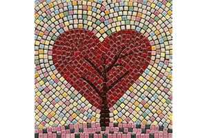 ALEA Mosaic Mosaik bastelset, DIY 20x20cm, liebe