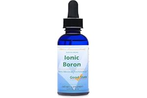 Good State | Ionic Boron | Natural | Liquid Concentrate | Nano Sized Mineral Technology | Professional Grade | 10 Drops Equals 1 mg | 1.6 Fl oz Bottle