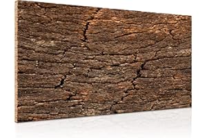 KORK-DEKO Paroi arrière en écorce de liège naturel 3D - une seule pièce - 60 x 30 cm | pour terrarium / paludarium / aquarium - nettoyé et désinfecté