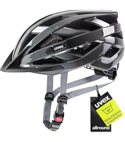 uvex City Active Fahrradhelm, Silver Plum matt, 56-60 cm | mit Plug-in LED nachrüstbar - individuelle Größenanpassung