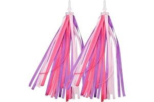 FOXCUP kuou 1 para frędzli na kierownicę rowerową, kolorowe wstążki na kierownicę rowerową, do dekoracji