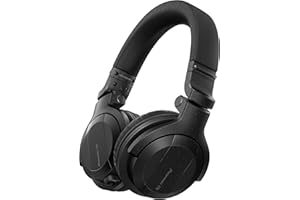 Pioneer DJ HDJ-CUE1-BT - Auriculares Bluetooth para DJ, Color Negro