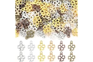 MARFOREVER 120 Stück Charms Anhänger, Emaille Charme Anhänger zur Schmuckherstellung für selbstgemachte Halsketten Armbänder Herstellung und Dekoration