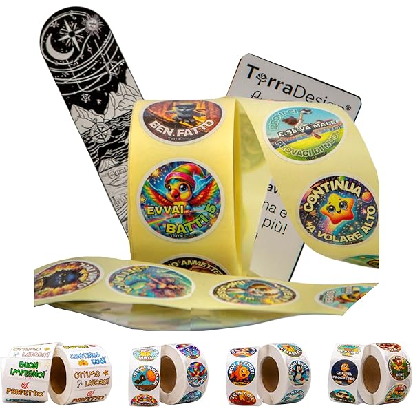 100 Pz Adesivi Ricompensa Bambini Insegnanti Genitori Bambini Lode - Foto 3