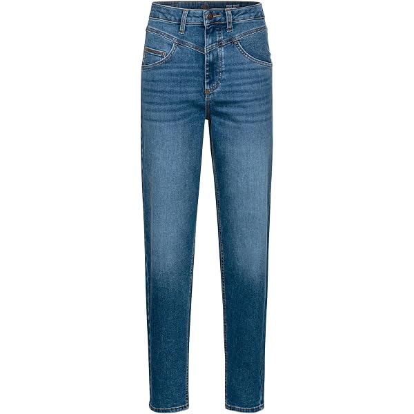 Camel Active Damen Slim Jeans - Elastische Denim-Hose Im Slim Fit, 5-Pocket