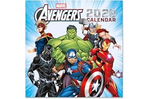 Grupo Erik Calendario 2026 pared Marvel Los Vengadores - Almanaque pared 2026 : Planificador mensual Con espacio para Anotar, Ilustraciones y Fácil de colgar (30x30cm)