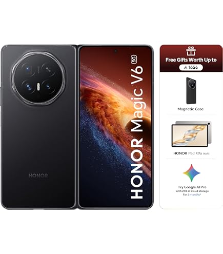 Honor Magic V5 5G Folding Smartphone, 16+512GB | 8.8mm in