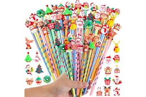 Annhao 36 Pezzi Matite Natalizie, Gadget Compleanno Bambini, Matite Regalo Natale per Bambini, Accessori Feste Natalizie, Regalo Fine Festa Natale, Gadget Natalizi, Ideali per Natale