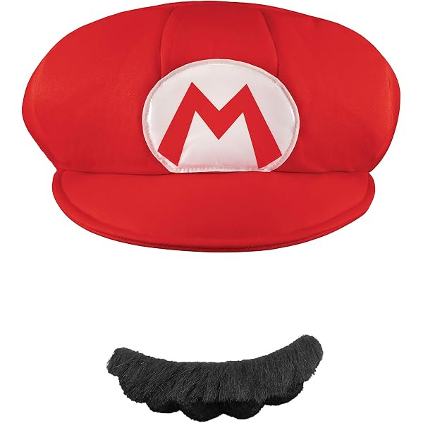 Berretto Rosso Super Mario Ufficiale Con Toppa Ricamata Mario – Taglia Unica, Poliestere, Regalo Per Fan