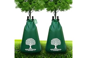 MOYKSRR Worek do Podlewania Drzew, Pojemność Worka do Nawadniania Drzew 2 x 75 l, Długotrwałe Podlewanie Drzew, PCV, Zestawy do Automatycznego Nawadniania Kropelkowego dla Nowo Posadzonych Drzew