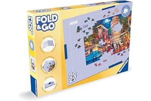 Ravensburger Jigsaw Puzzle Board - Portable Foldable Accessory Storage - Suitable for 500 and 1000 Pieces