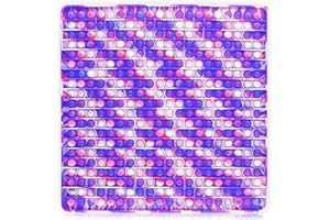 SENUA Jouet sensoriel géant à 400 bulles pour soulager le stress et l'autisme - Violet