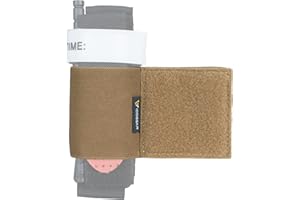 IDOGEAR Tactical Tourniquet Holder Soporte de Torniquete Tactico con Ganchos y Bucle Bolsa de Torniquete Elástica TQ para Cinturón Táctico Chaleco Aparejo de Pecho