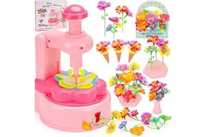 CSYY Kit de Bricolage Floral, Enfants Jouets pour Construire un Bouquet de Fleurs Artificielles 237 Pièces Création Bouquet de Fleurs DIY Bricolage pour enfants de 4, 5, 6, 7 et 8 ans