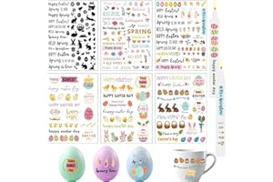 BDHYYM 6 adesivi a forma di candela, Rub On Sticker, Rub On Foil Transfer Stickers Pasqua per mobili, vetro, legno, album fotografici, scrapbooking, decorazioni fai da te, adesivi estetici