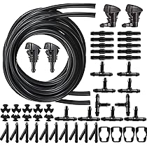 Tubo Tergicristalli Auto 3 Metri - Kit Con Ugelli Nebulizzatori Per Lavaggio Parabrezza - Foto 4