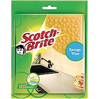 Scotch-Brite Sponge Wipe, Pack of 3 (Color May Vary)