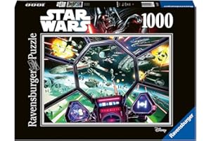 RAVENSBURGER Puzzle 2D 1000 elementów: Star Wars TIE Fighter Cockpit