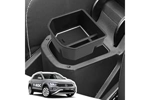‎LANGBEAN LANGBEAN Armlehne Aufbewahrungsbox für VW T-ROC 2025 2024 2023 2022 2021 2020 2019 2018, Mittelkonsole Organizer mit Antirutschmatten für VW T-ROC, Armlehne Organizer Zubehör