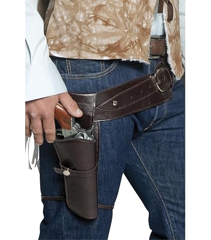 Cowboy-Sheriff Accessoires Set, 4-teilig – Mit Hut, Revolver, Lasso & Stern, Für Kinder & Erwachsene