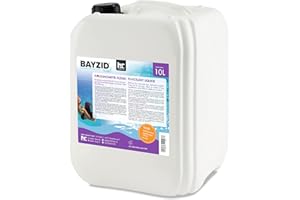 Höfer Chemie BAYZID® 1 x 10 litres Floculant Liquide pour Piscine - Clarifiant Ultra - Efficace pour Eau Limpide, Compatible Filtres à Sable, Fabriqué en Allemagne