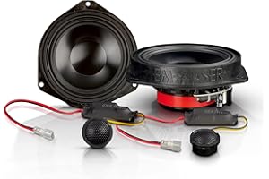 EMPHASER EM-FTF2 – Plug & Play Lautsprecher Einbauset, kompatibel mit FIAT Ducato (auch Serie 8), Citroen Jumper, Peugeot Boxer, Komponenten System vordere Türen, 100 W, 4 Ohm