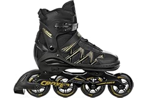 Patines en línea Regulables Croxer Inliner Glider hasta Talla 45 Abec9 Rodamientos de Bolas cromados Chasis de Aluminio Sistema Double Vent