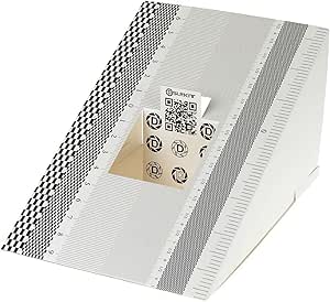 DSLRKIT Lens Focus Calibration Tool Alignment Ruler Folding Card