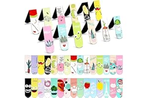 VVHIPPO Marcapáginas Magnéticos, 30 Piezas Marcadores de Libros, Marcapáginas Clip de Página, Puntos de Libro, Lindo Marcadores Magnéticos para Amantes de los Libros, Niños, Estudiantes, Profesores (A)