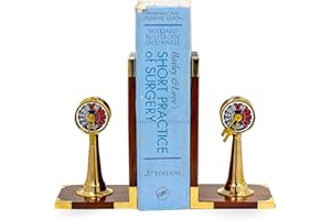 Nagina International Nautical Telegraph Buchstütze | Buchhalter | Nautische Geschenke | Wohnkultur | Seemanns inspiriertes Seesammelstück