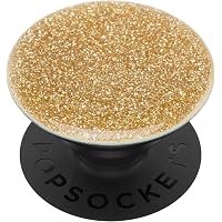 PopSockets PopGrip Mit Austauschbarem Top | Ausziehbarer Griff & Ständer | Saffiano Rose Gold | Kabelloses Laden Möglich