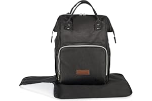 Ickle Bubba Stomp Luxe Changing Rucksack & Mat – Stylish & Spacious Baby Backpack with Multiple Pockets, Portable Changing Mat, Bottle Holders & Stroller Straps, Perfect for On-the-Go Parents