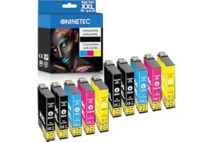 NINETEC 604XL Multipack Kompatibla Ersättningspatroner för Epson 604 XL Expression Home XP-2205 XP-2200 XP-3200 XP-4200 XP-42