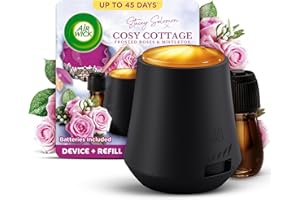 AIRWICK Air Wick |Cosy Cottage - Frosted Roses & Snowberry|Essential Mist Aroma Kit |1 x 20ml |1x Diffuser & 1 Bottle|Natural Essential Oils