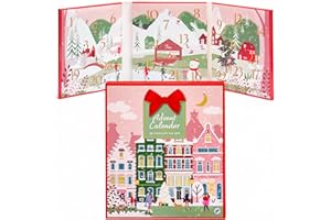 MIJOMA kalendarz na herbatę Zimowy Sen – kalendarz adwentowy z 24 ekskluzywnymi rodzajami herbaty – aromatyzowana czarna herbata, zielona i herbata ziołowa – pomysł na prezent na okres przedświąteczny