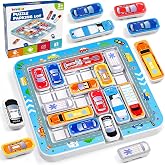 BYHANO Park Game, Board Game from 3 Years Old, Car Game, Parking Game, Logic Game with 360 Levels, Thinking and Logic Game fo