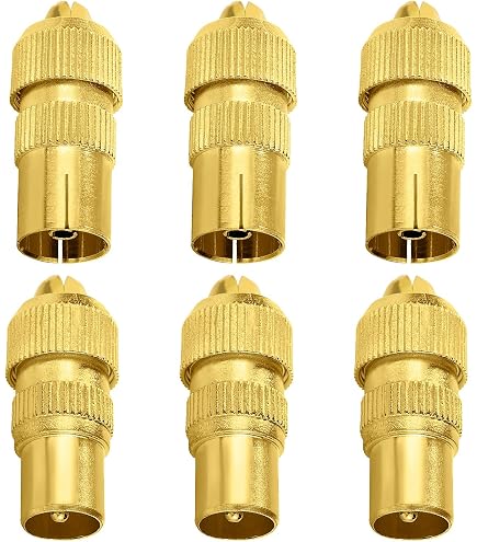 Premium X 1m Gold-Line TV Antennenkabel Schwarz IEC-Anschlusskabel Koax Stecker - Kupplung Koaxialkabel Metallgehäuse HDTV 4K Premium X 1m Gold-Line TV Antennenkabel Schwarz IEC-Anschlusskabel Koax Stecker - Kupplung Koaxialkabel Metallgehäuse HDTV 4K