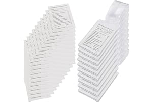 Easyboost Porte Etiquette de Vidange Huile Fiche Carnet de Révision Entretien Auto Filtre Plaquettes Disque Voiture Pochette Protection Plastifiée Carte 85 x 54mm (10 Porte-étiquettes)