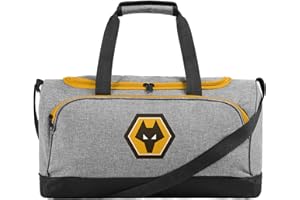 FOCO Officially Licensed Wolverhampton Wanderers FC Grey Football Duffle Bag