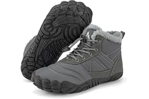 Mishansha dziecięce zimowe buty na boso, z ciepłą podszewką, buty zimowe dla chłopców i dziewczynek, rozm. 25-36