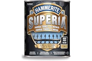 Hammerite Superia Mate, Negro, 750 ml